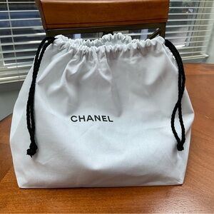CHANEL White Dust Bag AUTHENTIC NWT